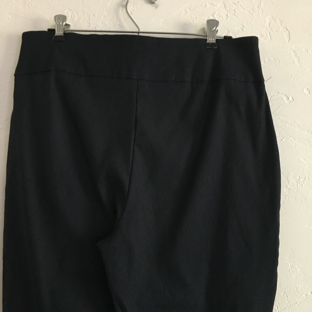 Jessica Riley Black High Waist Slim Cropped Pants Large - Picture 10 of 10